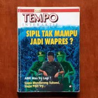 Tempo Intraktif Volume 3: Sipil Tak Mampu Jadi Wapres