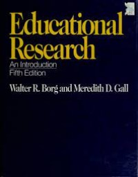 EDUCATIONAL RESEARCH AN INTRODUCTION
