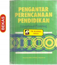 Pengantar Perencanaan Pendidikan (Educational Planning)