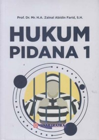 Hukum Pidana 1