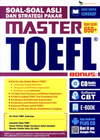 Soal-Soal Asli dan Strategi Pakar MAster Toefl