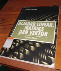 Image of Aljabar Linear, Matriks dan Vektor