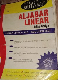 Image of Aljabar Linear / Teori dan Soal-Soal Aljabar Linear (Edisi 3)