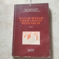 Image of Dasar-Dasar Operations Research Edisi 2