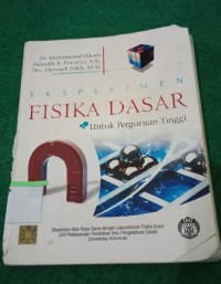 Image of Eksperimen Fisika Dasar untuk Perguruan Tinggi