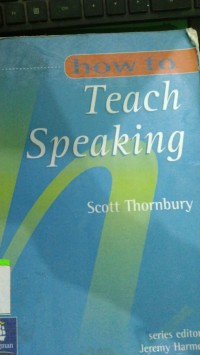 Image of How to Teach Speaking