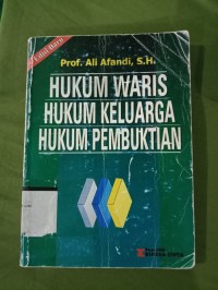 Image of Hukum Waris, Hukum Keluarga, Hukum Pembuktian