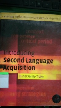 Image of INTRODUCING SECOND LANGUAGE ACQUISITION