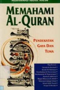 Image of Memahami Al-Qur\'an Pendekatan Gaya dan Tema