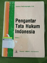 Image of Pengantar tata hukum indonesia