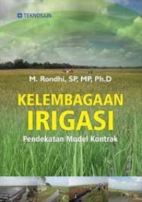 Kelembagaan Irigasi Pendekatan Model Kontrak