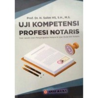 Uji Kompetensi Profesi Notaris