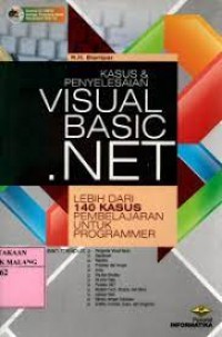 Kasus Dan Penyelesaian Visual Basic .Net