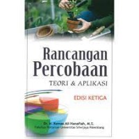 Rancangan Percobaan TEORI & APLIKASI EDISI KETIGA