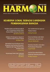 Harmoni kearifan lokal sebagai landasan pembangunan bangsa