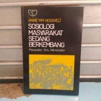 Sosiologi Masyarakat sedang Berkembang