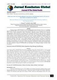 Hubungan persepsi ibu tentang imunisasi DPT dengan pemberian imunisasi DPT di Polindes Oray Wilayah Kerja Puskesmas Kadur Kabupaten Pamekasan