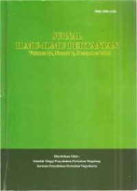 EMBBRYO JURNAL ILMU-ILMU PERTANIAN VOL. 2 NO. 2 DES. 2005
